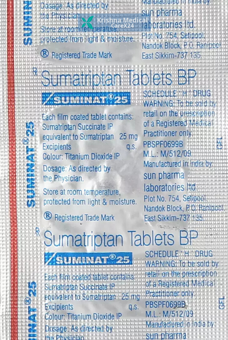 Suminat 25 Tablet
