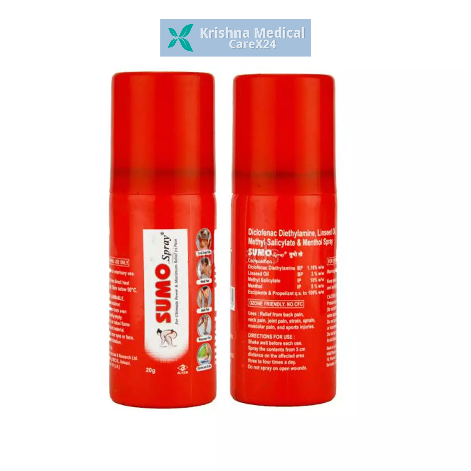 Sumo Plus Pain Relief Spray