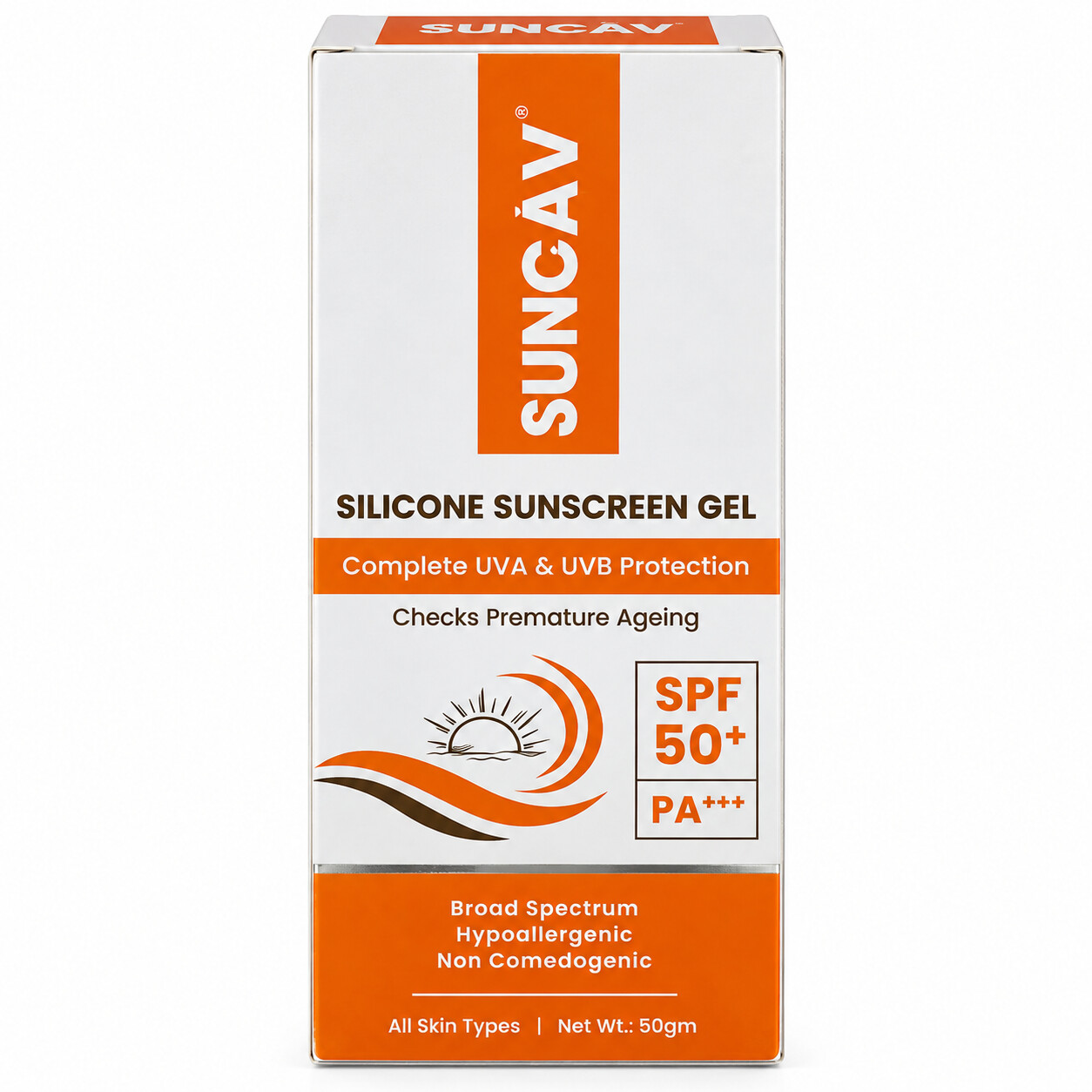 Suncav Silicone Sunscreen Gel SPF 50+