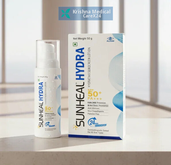 Sunheal Hydra Hydrating SPF 50+ PA+++ Sunscreen Lotion