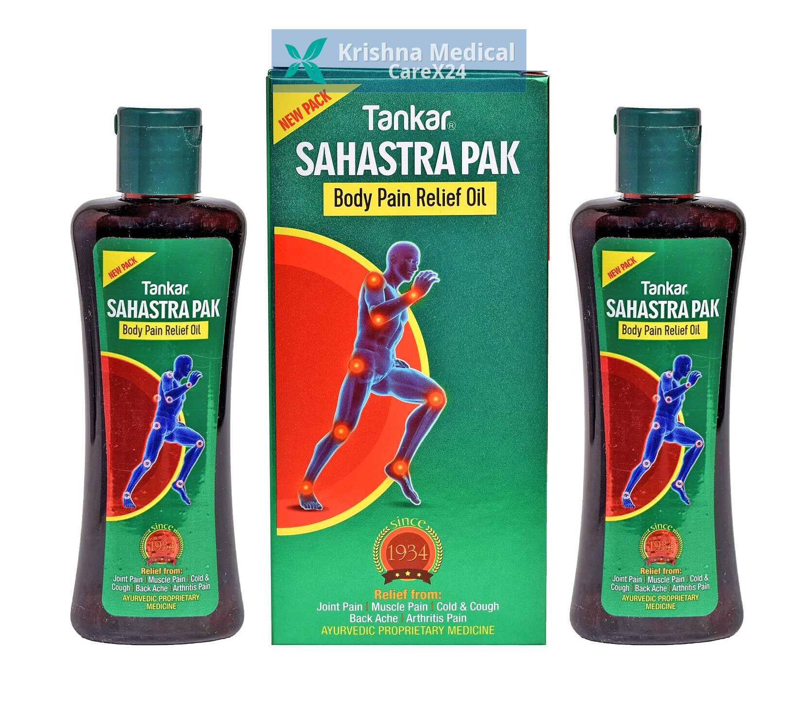 Tankar Sahstrapak Body Pain Relief Oil