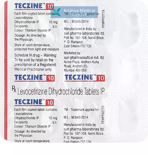 Teczine 10 Tablet