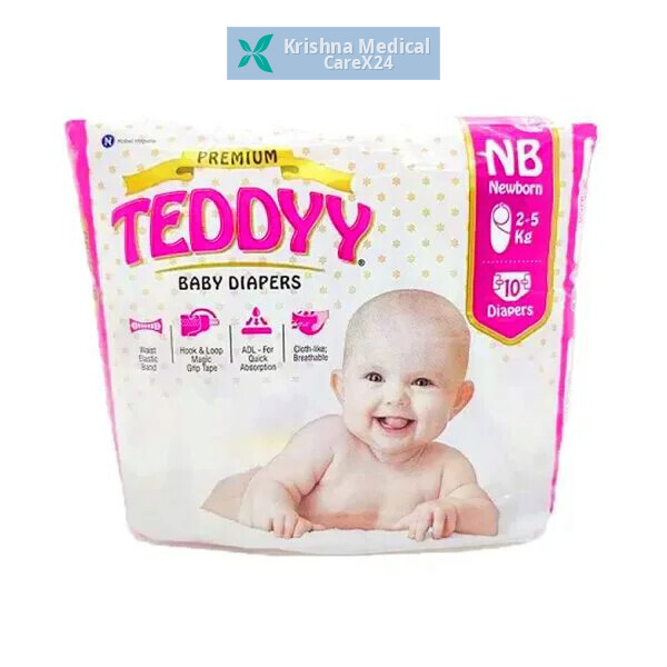 Teddy Premium Baby Diapers (New Born)