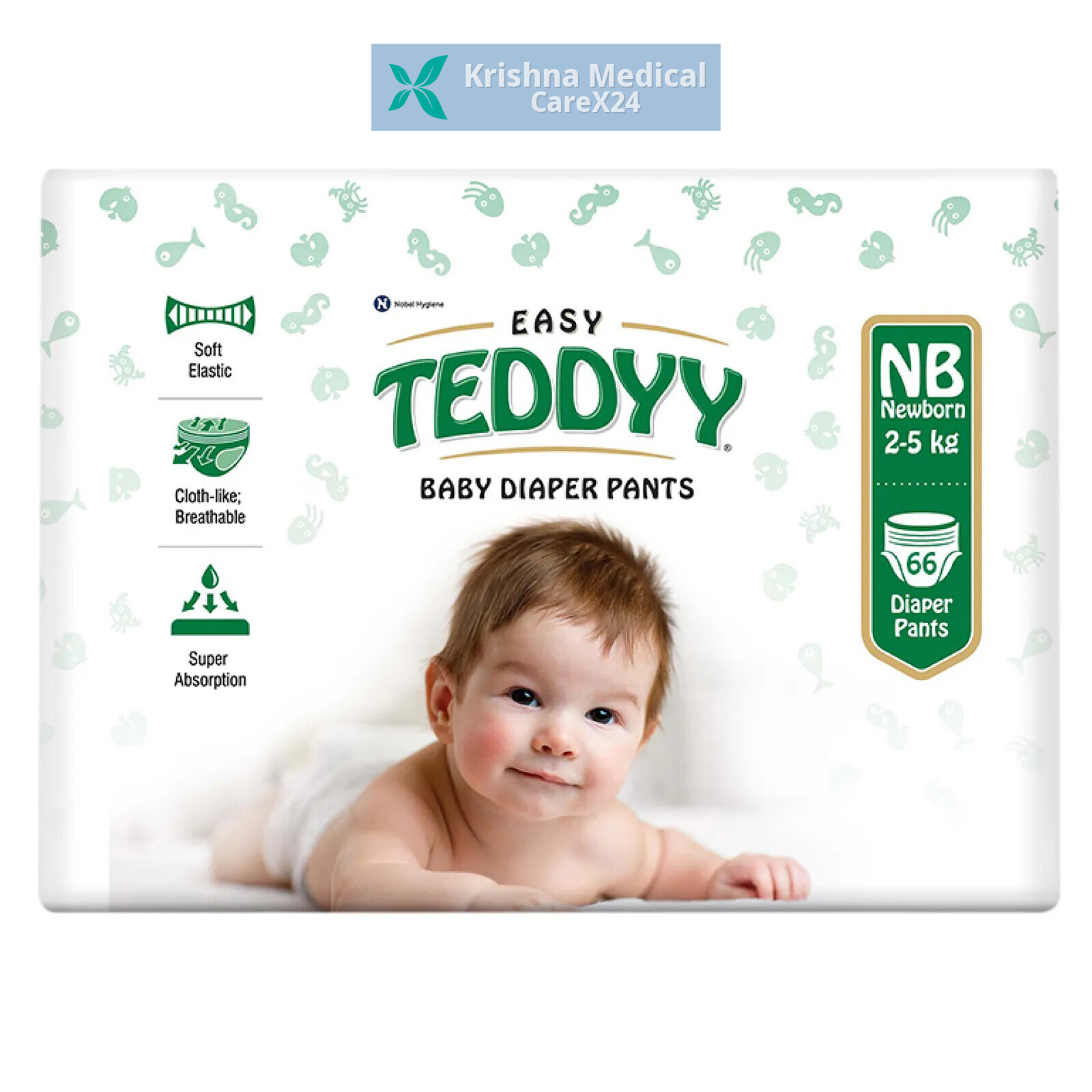 Teddyy Easy Baby Diaper Pants NB