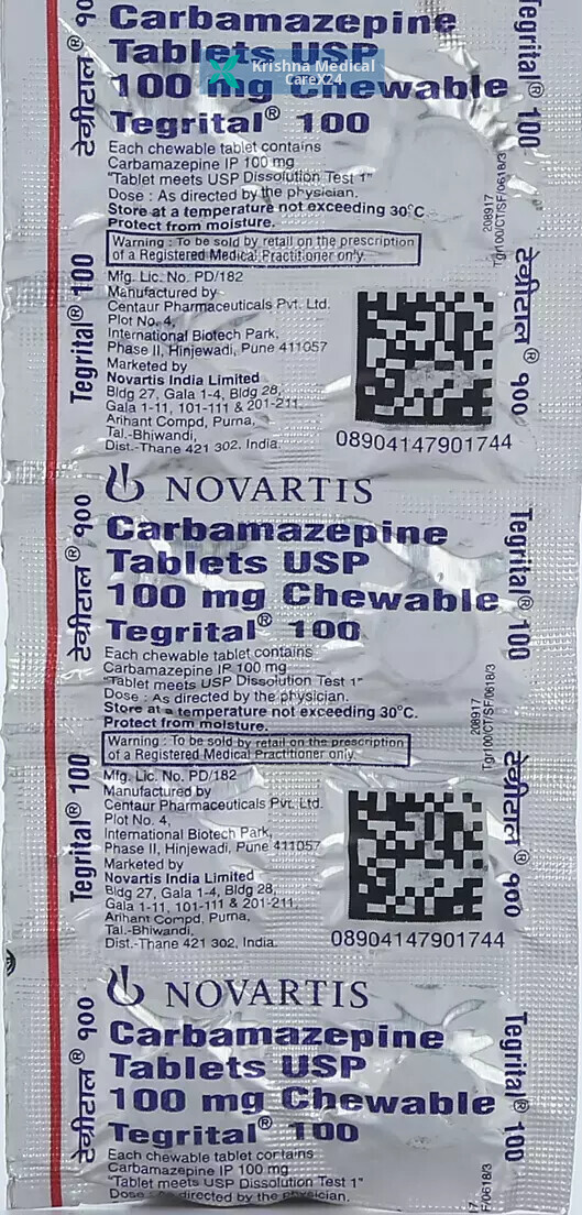Tegrital 100 Chewable Tablet