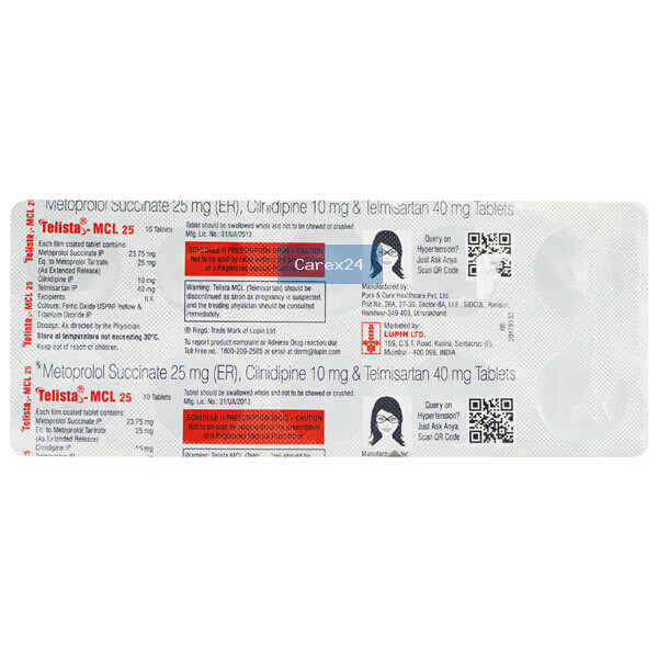 Telista MCL 25 Tablet