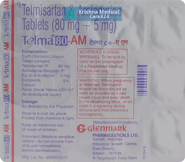 Telma 80 AM Tablet