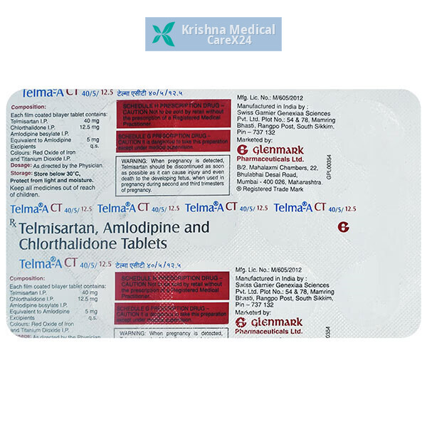 Telma ACT 40/5/12.5 Tablet