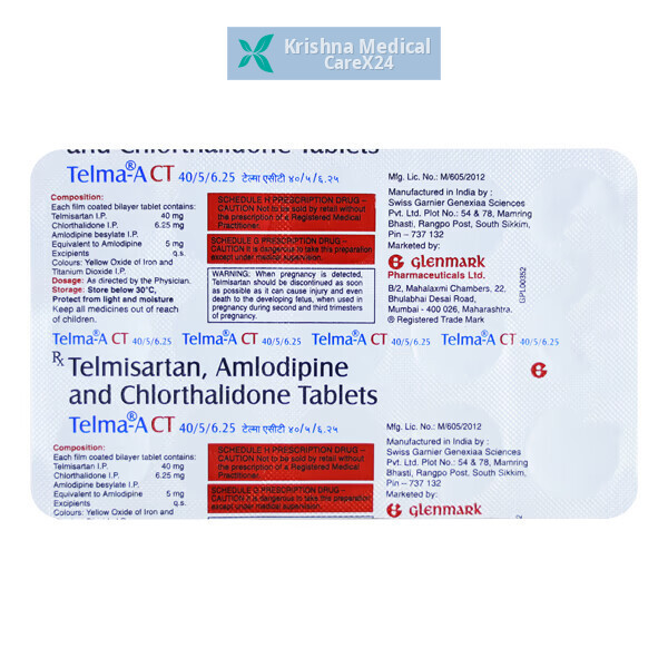 Telma ACT 40/5/6.25 Tablet