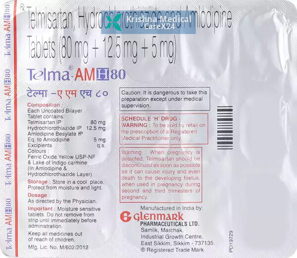 Telma Am H 80 Tablet
