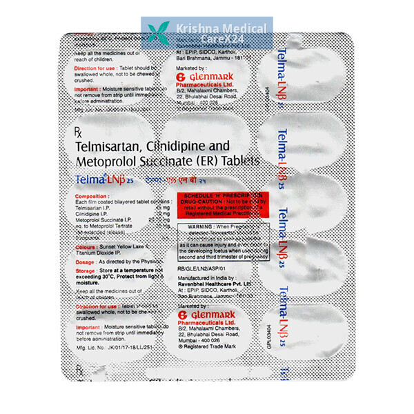 Telma LNB 25 Tablet