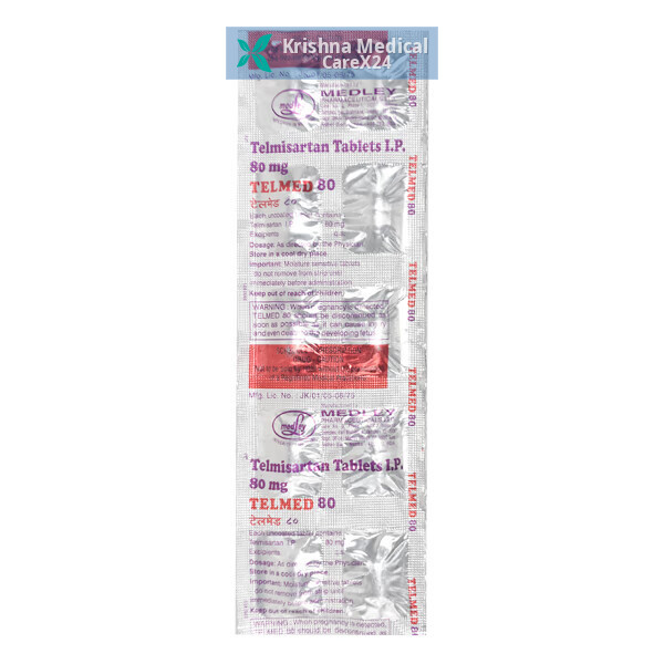 Telmed 80 Tablet