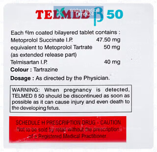 Telmed Beta 50 Tablet