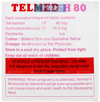 Telmed H 80 Tablet