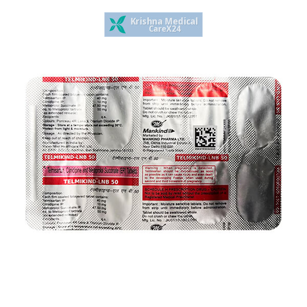 Telmikind LNB 50 Tablet