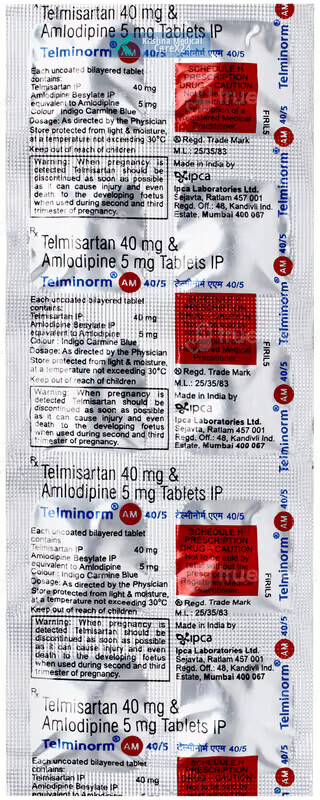 Telminorm AM 40/5 Tablet