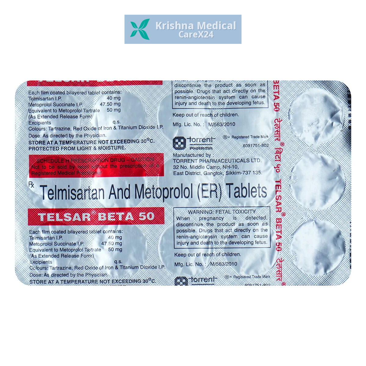 Telsar Beta 50 Tablet