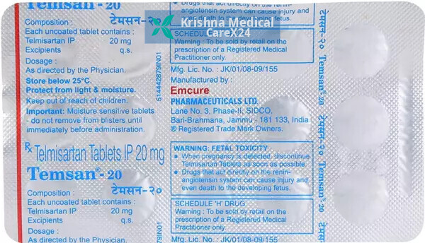 Temsan 20 Tablet