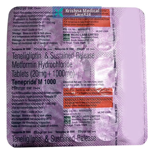 Tenepride M 1000 Tablet