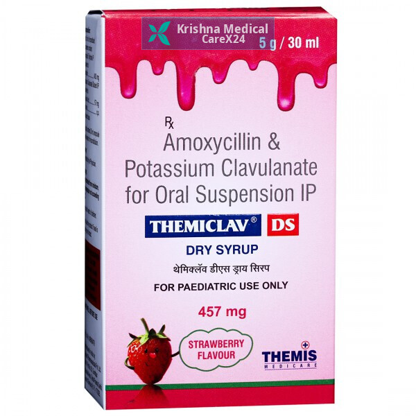 Themiclav DS Strawberry Dry Syrup