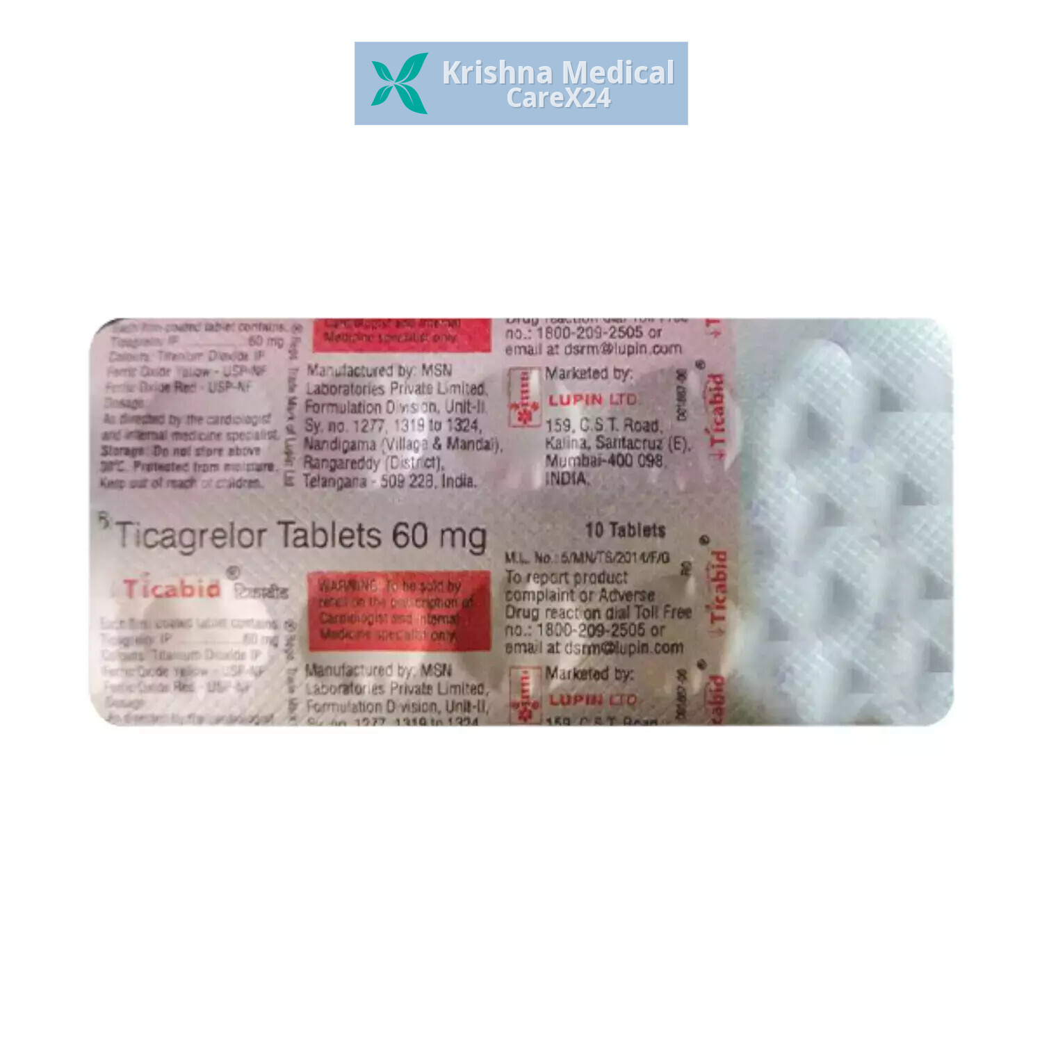 Ticabid 60 Tablet