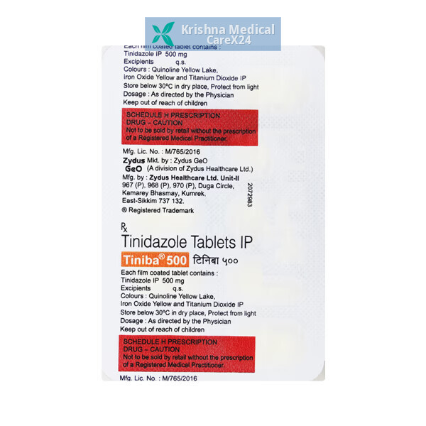 Tiniba 500 Tablet