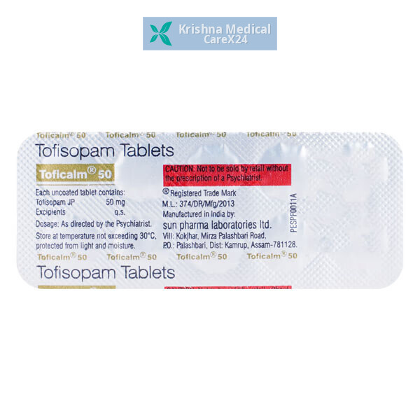 Toficalm 50 Tablet