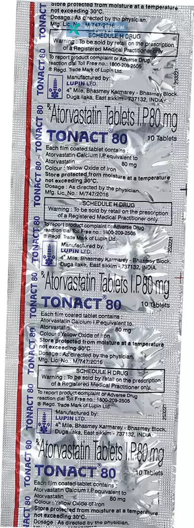 Tonact 80 Tablet