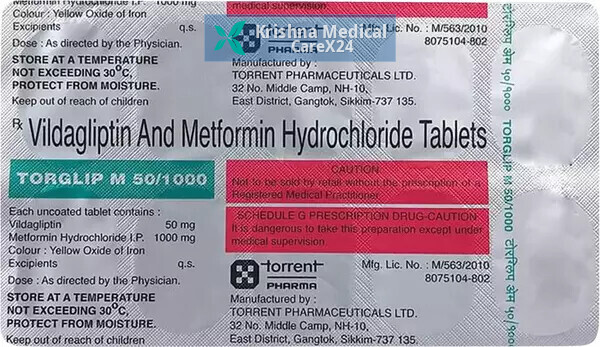 Torglip M 50/1000 Tablet
