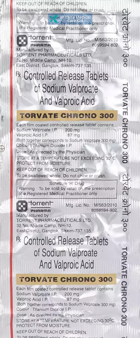 Torvate Chrono 300 Tablet