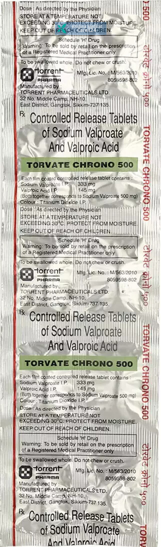 Torvate Chrono 500 Tablet