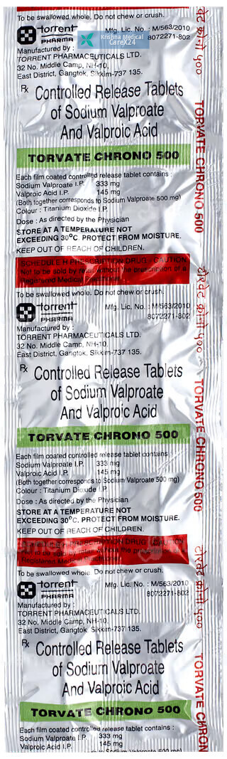 Torvate Chrono 500 Tablet