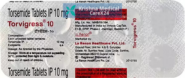 Torvigress 10 Tablet