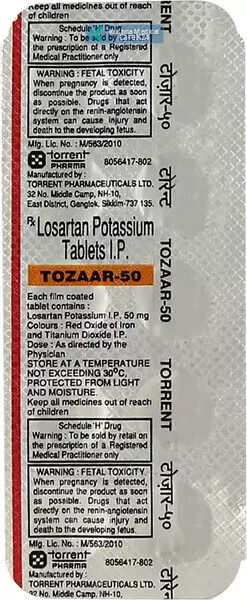 Tozaar 50 Tablet