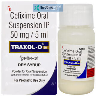 Traxol O 50 mg Dry Syrup