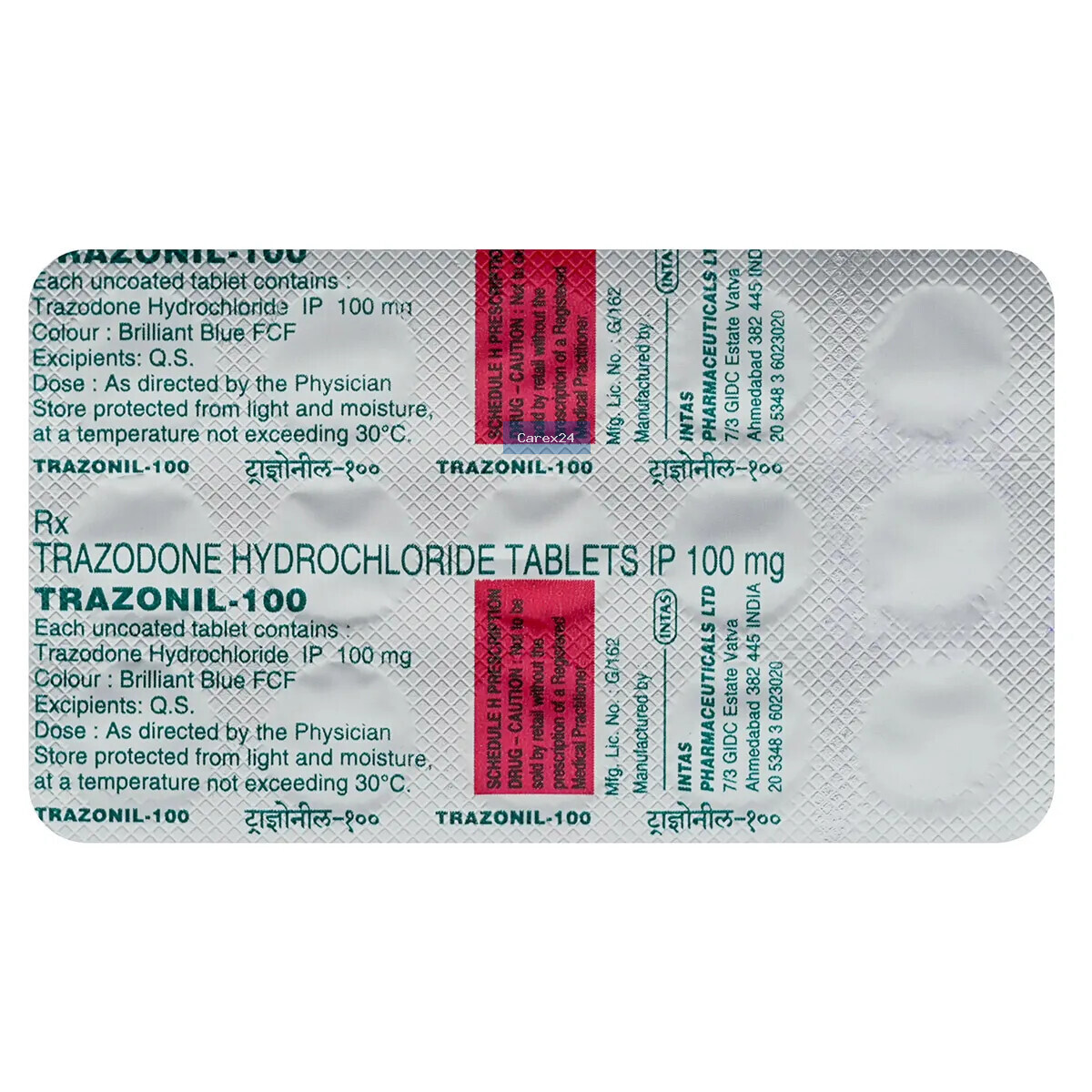 Trazonil 100 Tablet