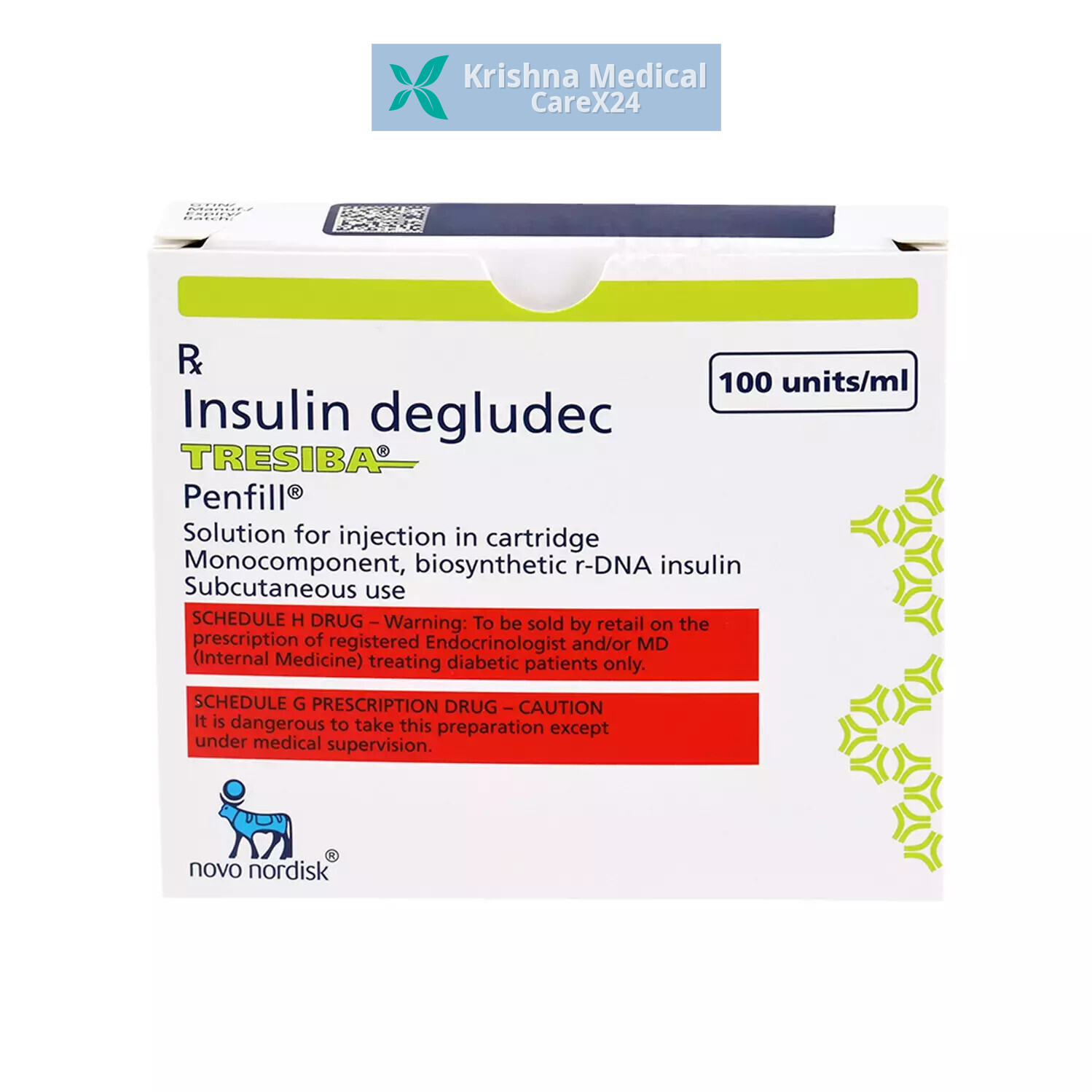 Tresiba Penfill 100Units/Ml Injection