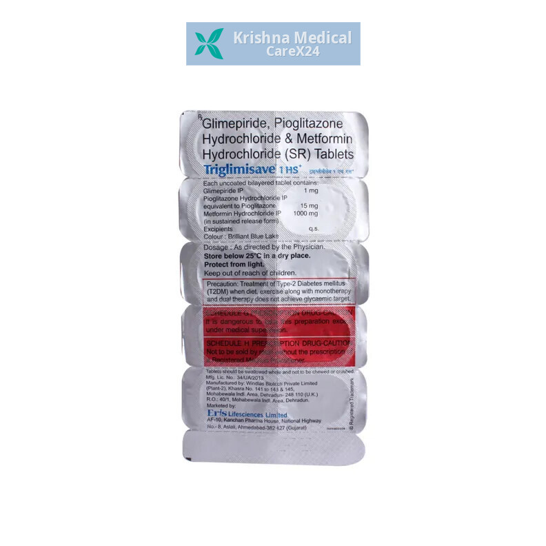 Triglimisave 1 HS Plus Tablet