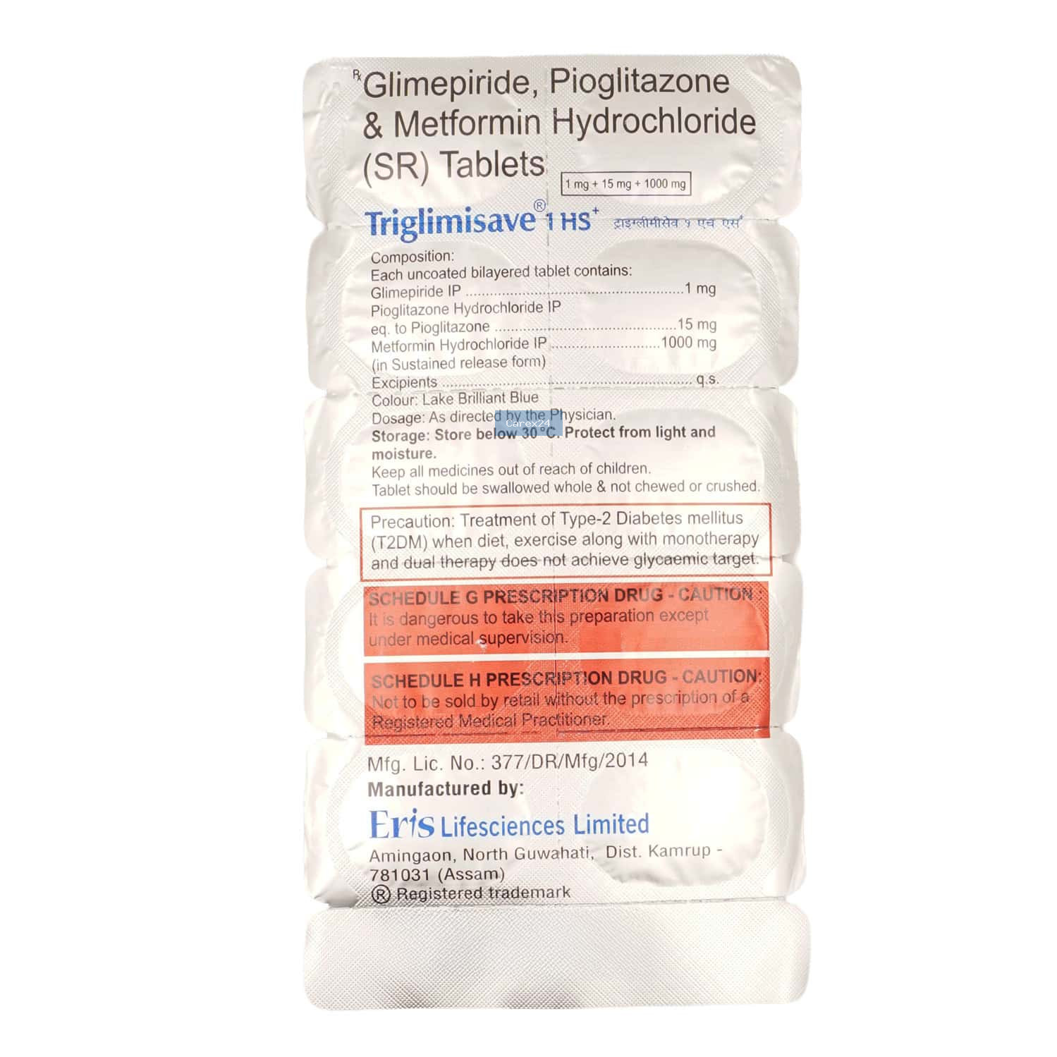 Triglimisave 1 HS Tablet
