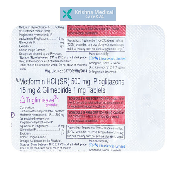 Triglimisave 1 Tablet