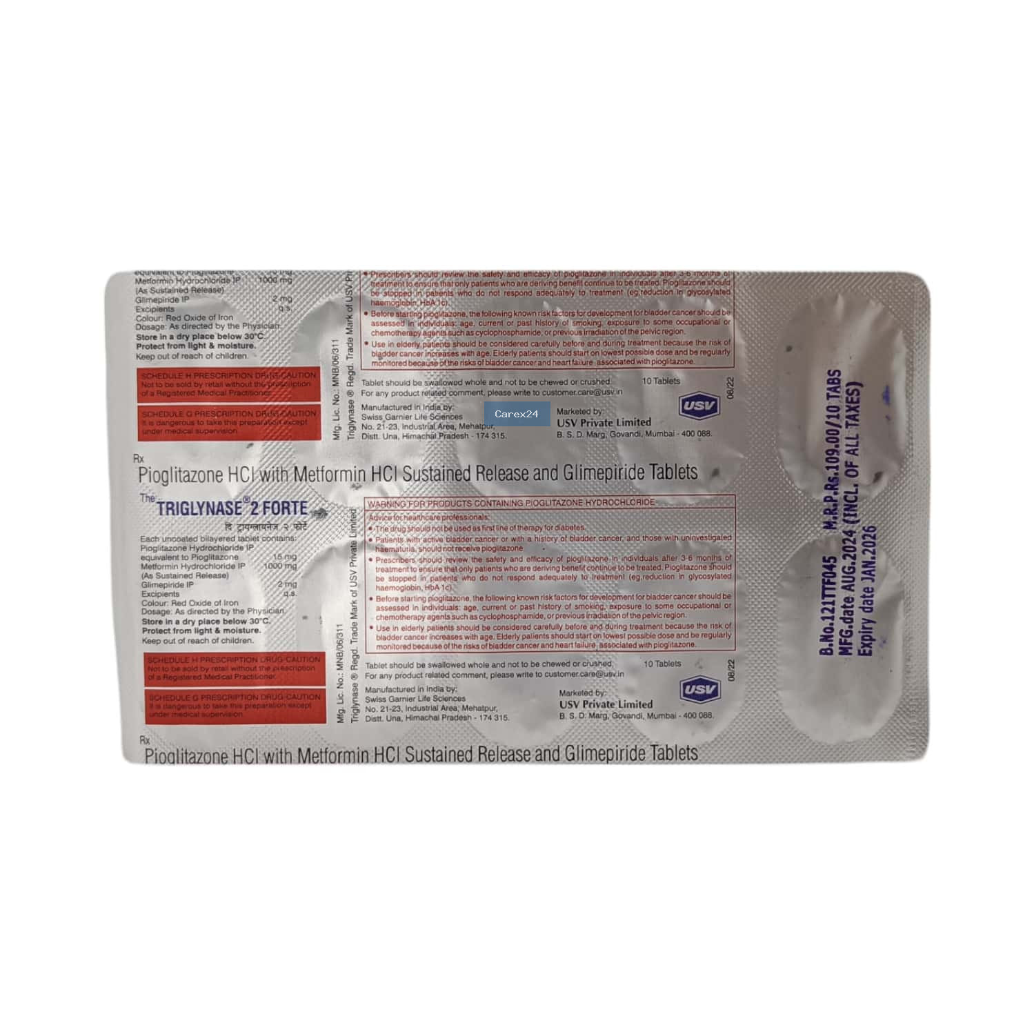 Triglynase 2 Forte Tablet