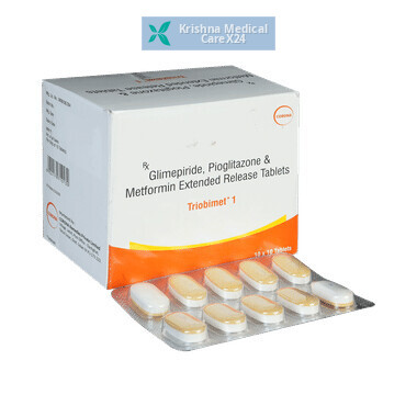 Triobimet 1mg/500mg/15mg Tablet ER