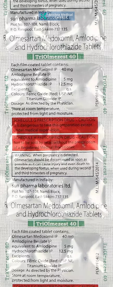 Triolmezest 40 Tablet