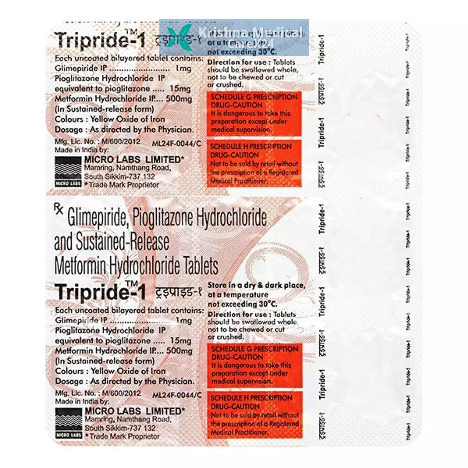 Tripride 1 Tablet