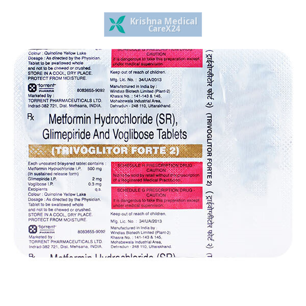Trivoglitor Forte 2 Tablet