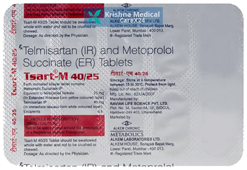 Tsart M 40/25 Tablet
