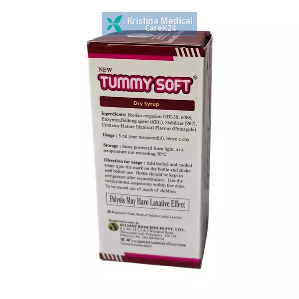 Tummy Soft 5gm/50ml Dry Syrup