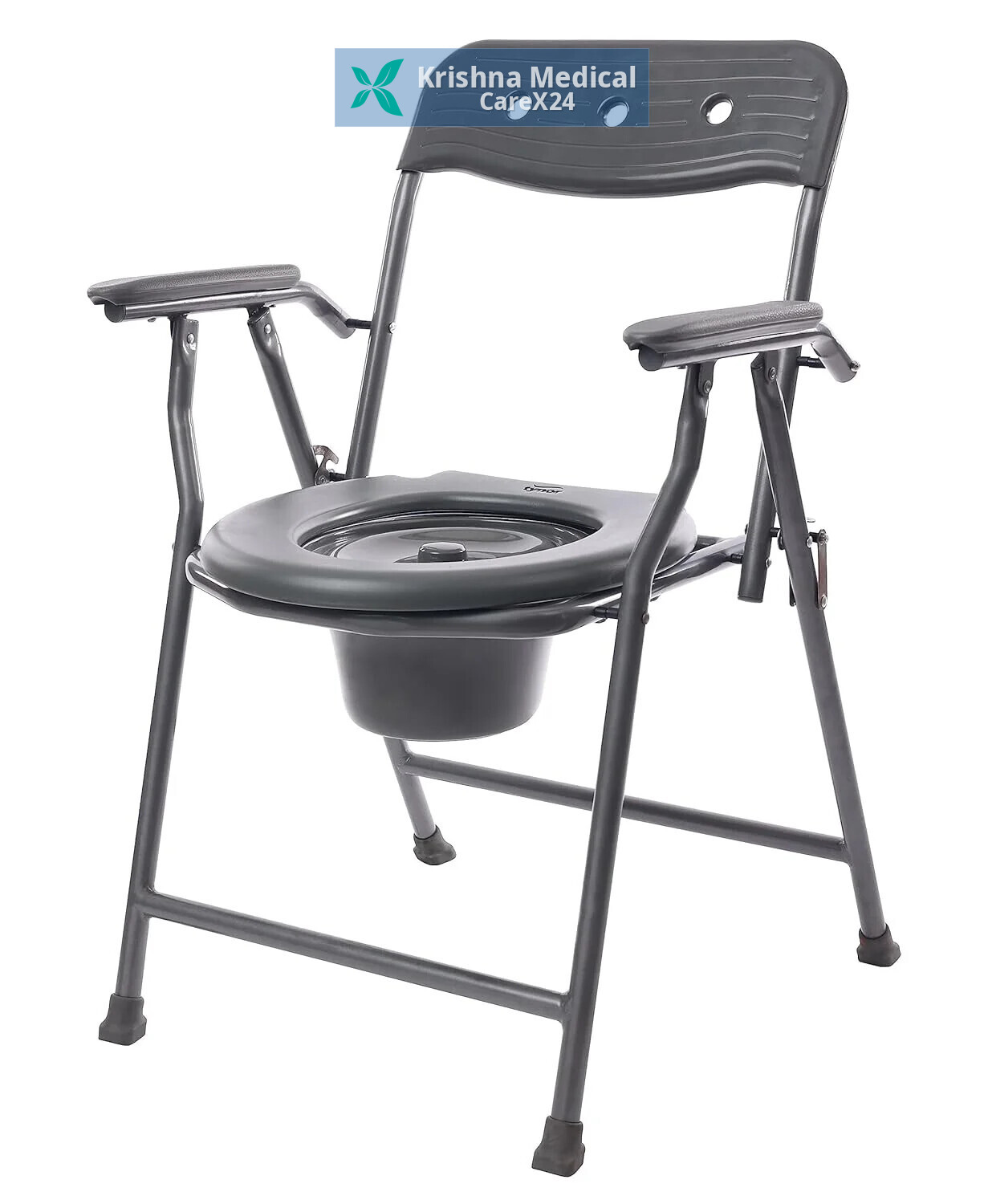Tynor Commode Chair Ergo Black Universal (L43)