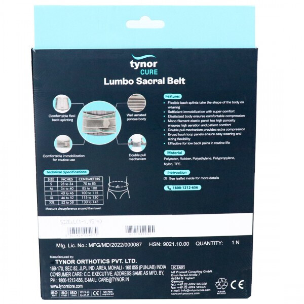 Tynor Cure Lumbo Sacral Belt L