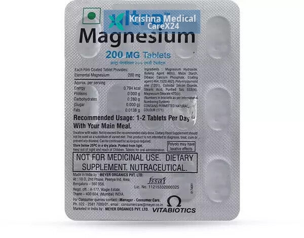 Ultra Magnesium 200 Tablet